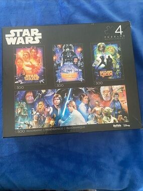 Star Wars Collector's Edition 4-in-1 Jigsaw Puzzle Multipack